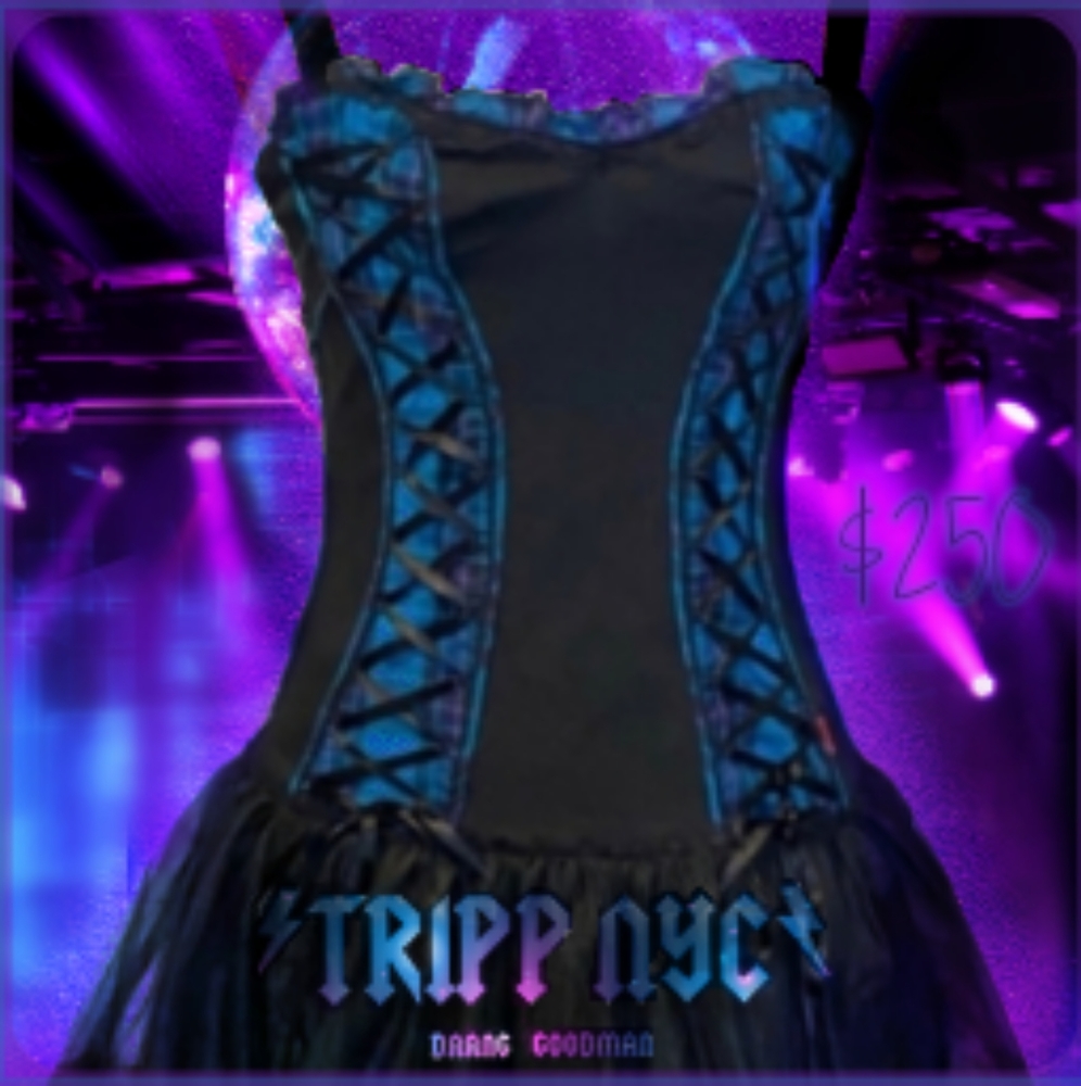 Tripp NYC💜🖤💙Corset Tutu Dress - L